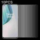 For OnePlus Nord N10 5G 10 PCS 0.26mm 9H 2.5D Tempered Glass Film - 1