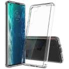 For Motorola Edge Shockproof Scratchproof TPU + Acrylic Protective Case(Transparent) - 1