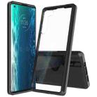 For Motorola Edge Shockproof Scratchproof TPU + Acrylic Protective Case(Black) - 1