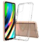 For Motorola Moto G9 Plus Shockproof Scratchproof TPU + Acrylic Protective Case(Transparent) - 1