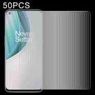 For OnePlus Nord N10 5G 50 PCS 0.26mm 9H 2.5D Tempered Glass Film - 1