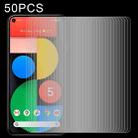 For Google Pixel 5 50 PCS 0.26mm 9H 2.5D Tempered Glass Film - 1