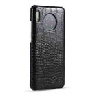 For Huawei Mate 30 Head-layer Cowhide Leather Crocodile Texture Protective Case(Black) - 2