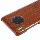 For Huawei Mate 30 Head-layer Cowhide Leather Crocodile Texture Protective Case(Black) - 5