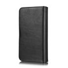For iPhone 11 DG.MING Triple Fold Crazy Horse Texture Magnetic Horizontal Flip Leather Case with Holder & Card Slots & Wallet(Black) - 3