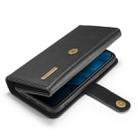 For iPhone 11 DG.MING Triple Fold Crazy Horse Texture Magnetic Horizontal Flip Leather Case with Holder & Card Slots & Wallet(Black) - 9