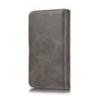 For iPhone 11 DG.MING Triple Fold Crazy Horse Texture Magnetic Horizontal Flip Leather Case with Holder & Card Slots & Wallet(Grey) - 3