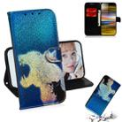 For Sony Xperia 10 Plus Colored Drawing Pattern Colorful Magnetic Buckle Horizontal Flip PU Leather Case with Holder & Card Slots & Wallet & Lanyard(Cat and Leopard) - 1