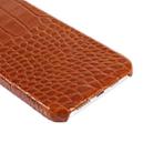 Head-layer Cowhide Leather Crocodile Texture Protective Case For iPhone 12 / 12 Pro(Brown) - 6