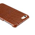 For iPhone SE 2022 / SE 2020 / 8 / 7 Head-layer Cowhide Leather Crocodile Texture Protective Case(Black) - 5