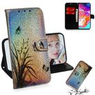 Colored Drawing Pattern Colorful Magnetic Buckle Horizontal Flip PU Leather Case with Holder & Card Slots & Wallet & Lanyard For Galaxy A70(Butterfly Orchid) - 1