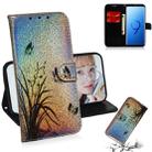 Colored Drawing Pattern Colorful Magnetic Buckle Horizontal Flip PU Leather Case with Holder & Card Slots & Wallet & Lanyard For Galaxy S9(Butterfly Orchid) - 1