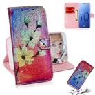Colored Drawing Pattern Colorful Magnetic Buckle Horizontal Flip PU Leather Case with Holder & Card Slots & Wallet & Lanyard For Galaxy S10(Magnolia) - 1
