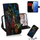 Colored Drawing Pattern Colorful Magnetic Buckle Horizontal Flip PU Leather Case with Holder & Card Slots & Wallet & Lanyard For Galaxy S10(Butterfies) - 1