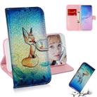 Colored Drawing Pattern Colorful Magnetic Buckle Horizontal Flip PU Leather Case with Holder & Card Slots & Wallet & Lanyard For Galaxy S10+(Fox) - 1