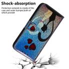 Colored Drawing Pattern Colorful Magnetic Buckle Horizontal Flip PU Leather Case with Holder & Card Slots & Wallet & Lanyard For Galaxy S10+(Love Cat) - 7