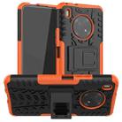 For Huawei Enjoy 20 Plus 5G / Y9a Tire Texture Shockproof TPU+PC Protective Case with Holder(Orange) - 1