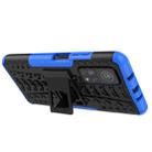 For Xiaomi Mi 10T / 10T Pro 5G Tire Texture Shockproof TPU+PC Protective Case with Holder(Blue) - 4