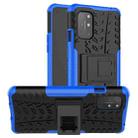 For OnePlus 8T Tire Texture Shockproof TPU+PC Protective Case with Holder(Blue) - 1