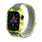 Nylon Wrist Strap Watch Band For Apple Watch Series 7 45mm / 6 & SE & 5 & 4 44mm / 3 & 2 & 1 42mm(Bright Yellow) - 1