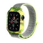 Nylon Wrist Strap Watch Bands For Apple Watch Series 7 41mm / 6 & SE & 5 & 4 40mm / 3 & 2 & 1 38mm(Bright Yellow) - 1