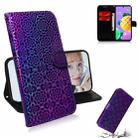 For LG K62 / K52 / Q52 Solid Color Colorful Magnetic Buckle Horizontal Flip PU Leather Case with Holder & Card Slots & Wallet & Lanyard(Purple) - 1
