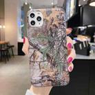 For iPhone 11 Pro Max Shockproof IMD Camouflage TPU Protective Case (Fallen Leaves) - 1