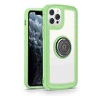 Military Industry Acrylic Backplane Shockproof Protective Case with Ring Holder For iPhone 12 / 12 Pro(Green) - 1