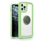 For iPhone 12 mini Military Industry Acrylic Backplane Shockproof Protective Case with Ring Holder (Green) - 1