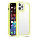 Candy Color Military Industry Airbag Shockproof Protective Case For iPhone 12 Pro Max(Yellow) - 1