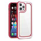 Candy Color Military Industry Airbag Shockproof Protective Case For iPhone 12 / 12 Pro(Red) - 1