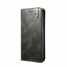 For iPhone 11 Pro Max Simple Wax Crazy Horse Texture Horizontal Flip Leather Case with Card Slots & Wallet (Dark Green) - 2
