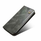 For iPhone 11 Pro Max Simple Wax Crazy Horse Texture Horizontal Flip Leather Case with Card Slots & Wallet (Dark Green) - 7
