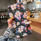 Painting Flower PC Phone Protective Case For iPhone X / XS(Ink Flower) - 1