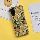 For Samsung Galaxy S20 Painting Flower PC Phone Protective Case(Little Yellow Flower) - 1