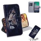 For Nokia 3.4 Coloured Drawing Horizontal Flip Leather Case, with Holder & Card Slots & Wallet(Lion) - 1