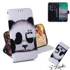 For Nokia 3.4 Coloured Drawing Horizontal Flip Leather Case, with Holder & Card Slots & Wallet(Panda) - 1