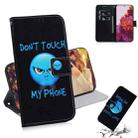 For Samsung Galaxy S21 Ultra 5G Coloured Drawing Horizontal Flip Leather Case, with Holder & Card Slots & Wallet(Anger) - 1