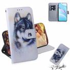 For Xiaomi Mi 10T Lite 5G Coloured Drawing Horizontal Flip Leather Case, with Holder & Card Slots & Wallet(White Wolf) - 1