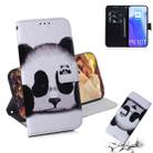 For Xiaomi Mi 10T / 10T Pro 5G Coloured Drawing Horizontal Flip Leather Case, with Holder & Card Slots & Wallet(Panda) - 1