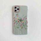 For iPhone 12 / 12 Pro Painted Pattern Dual-side Laminating TPU Protective Case(Meadow Flower) - 1
