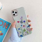 For iPhone 12 Pro Max Painted Pattern Dual-side Laminating TPU Protective Case(Colorful Flowers) - 1