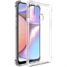 For Galaxy A20s IMAK All-inclusive Shockproof Airbag TPU Case(Transparent) - 1