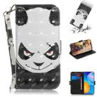 For Huawei Y7a 3D Colored Drawing Horizontal Flip Leather Case with Holder & Card Slots & Wallet & Lanyard(Angry Bear) - 1