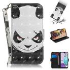 For LG Aristo 5 3D Colored Drawing Horizontal Flip Leather Case with Holder & Card Slots & Wallet & Lanyard(Angry Bear) - 1