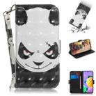 For LG K52 3D Colored Drawing Horizontal Flip Leather Case with Holder & Card Slots & Wallet & Lanyard(Angry Bear) - 1