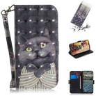 For Nokia 2.4 3D Colored Drawing Horizontal Flip Leather Case with Holder & Card Slots & Wallet & Lanyard(Hug Cat) - 1