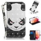 For Samsung Galaxy S21 5G 3D Colored Drawing Horizontal Flip Leather Case with Holder & Card Slots & Wallet & Lanyard(Angry Bear) - 1