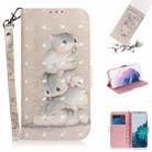 For Samsung Galaxy S21+ 5G 3D Colored Drawing Horizontal Flip Leather Case with Holder & Card Slots & Wallet & Lanyard(Squirrels) - 1