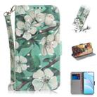 For Xiaomi Mi 10T Lite 5G 3D Colored Drawing Horizontal Flip Leather Case with Holder & Card Slots & Wallet & Lanyard(Watercolor Flower) - 1